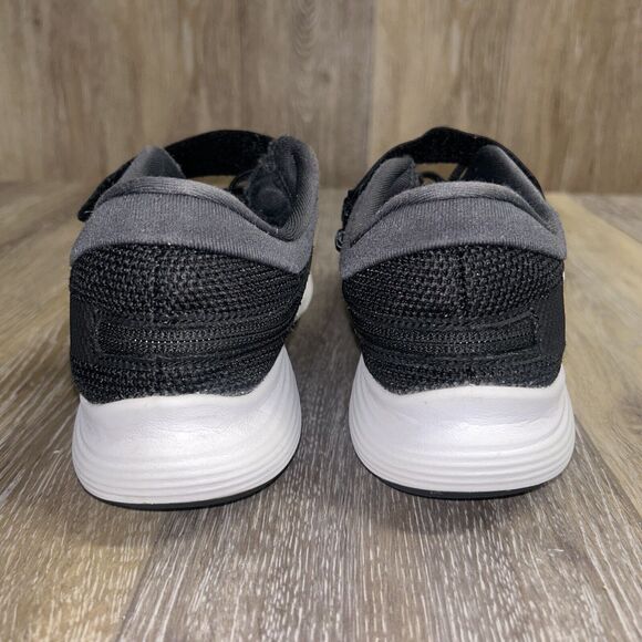 Nike Revolution 4 AA1729-001 Black White Youth US Size 7 Running Sneaker Shoes - Picture 7 of 11